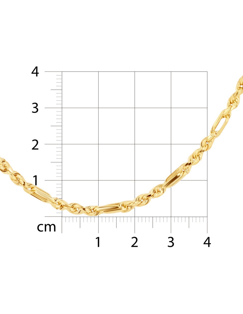 Cadena de eslabones de oro amarillo 14 K 2