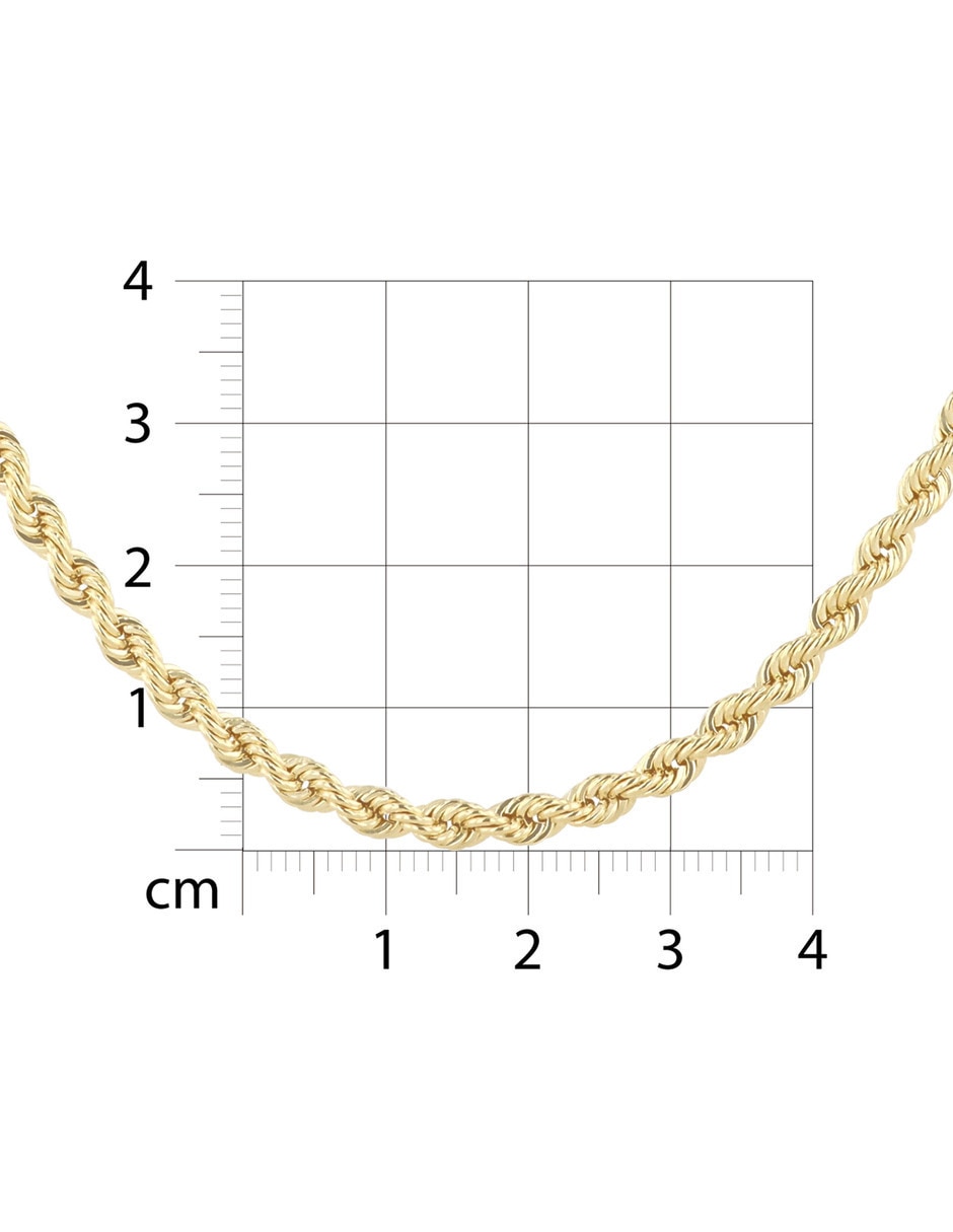 Cadena de eslabones Joyerias Bizzarro de oro amarillo 14 K