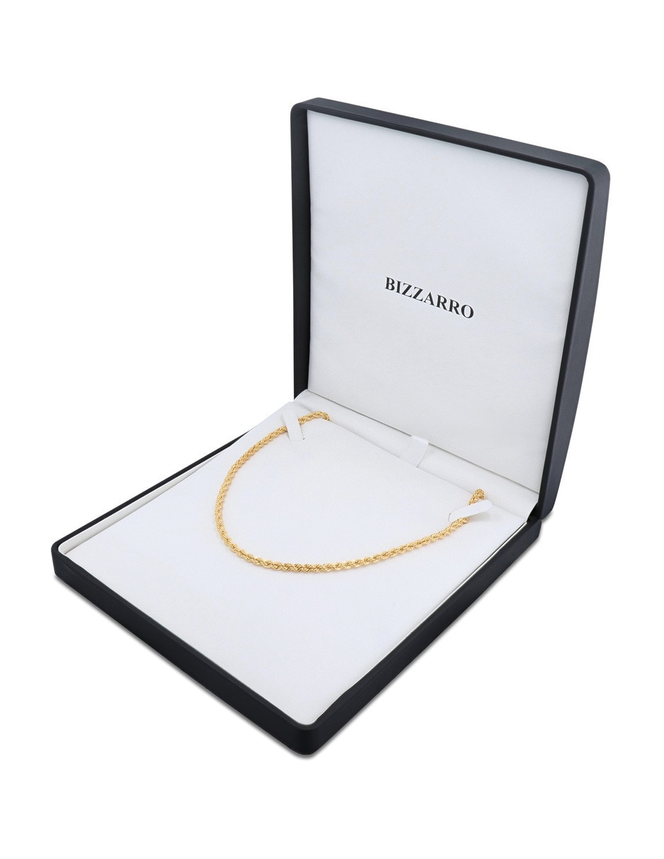 Cadena de eslabones Joyerias Bizzarro de oro amarillo 14 K
