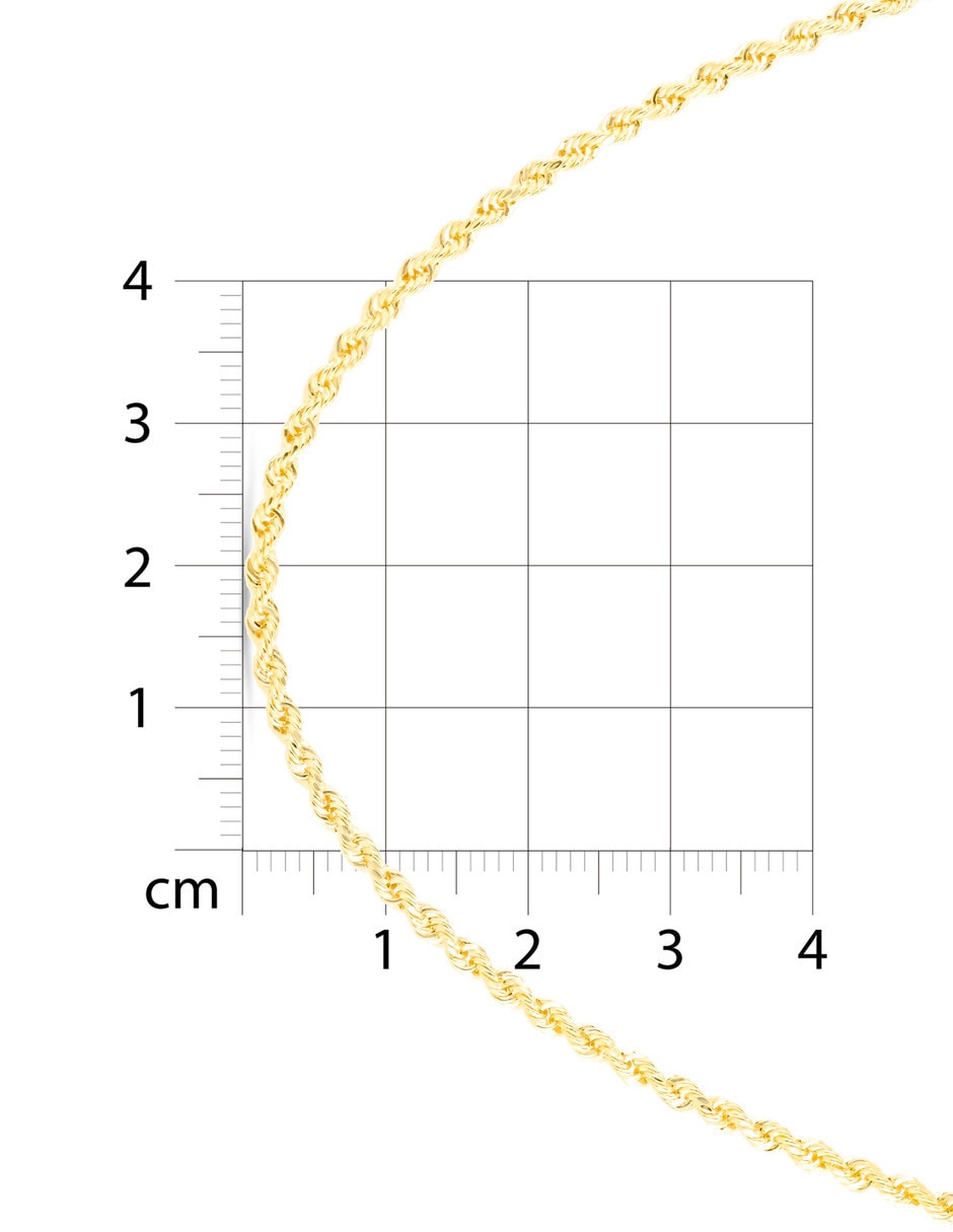 Cadena de eslabones de oro amarillo 14 K 2