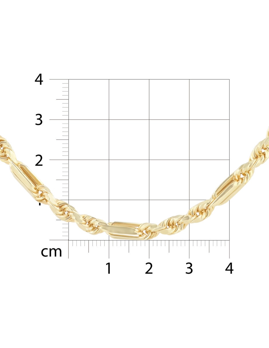 Cadena de eslabones de oro amarillo 14 K 2