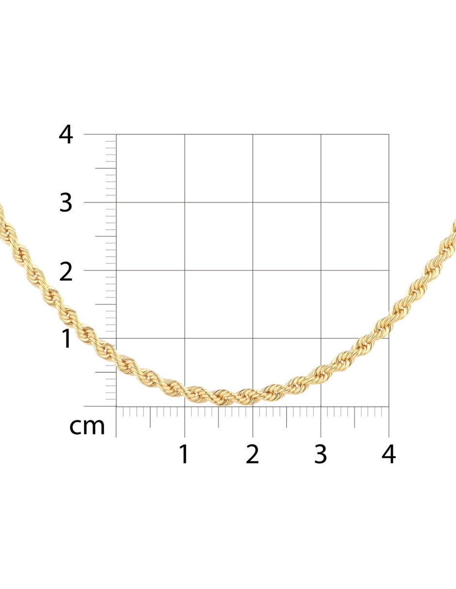 Cadena de eslabones de oro amarillo 14 K 2