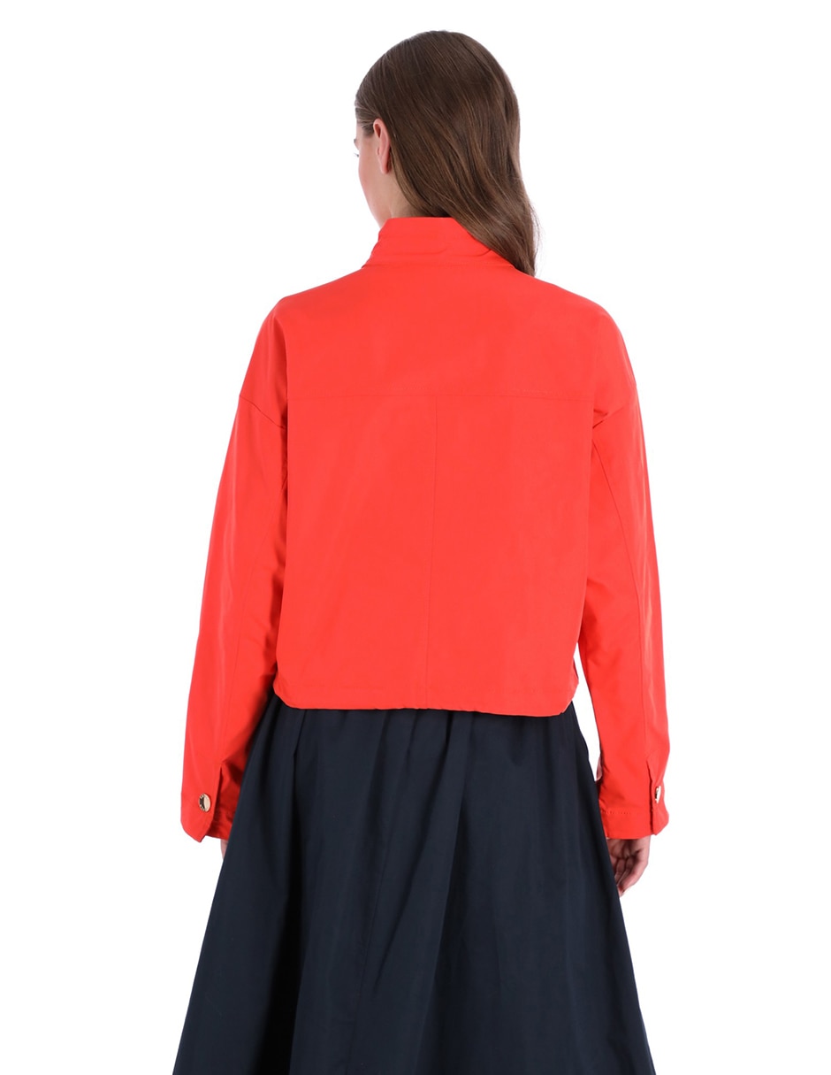 Gabardina resistente al agua con bolsillos shyla para mujer