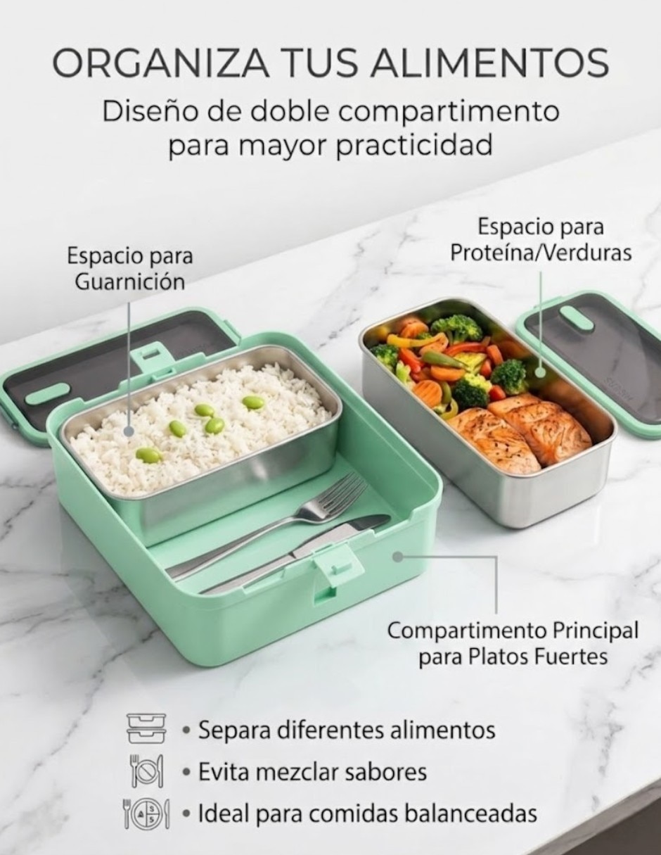 Tupper Cm-Top de acero inoxidable