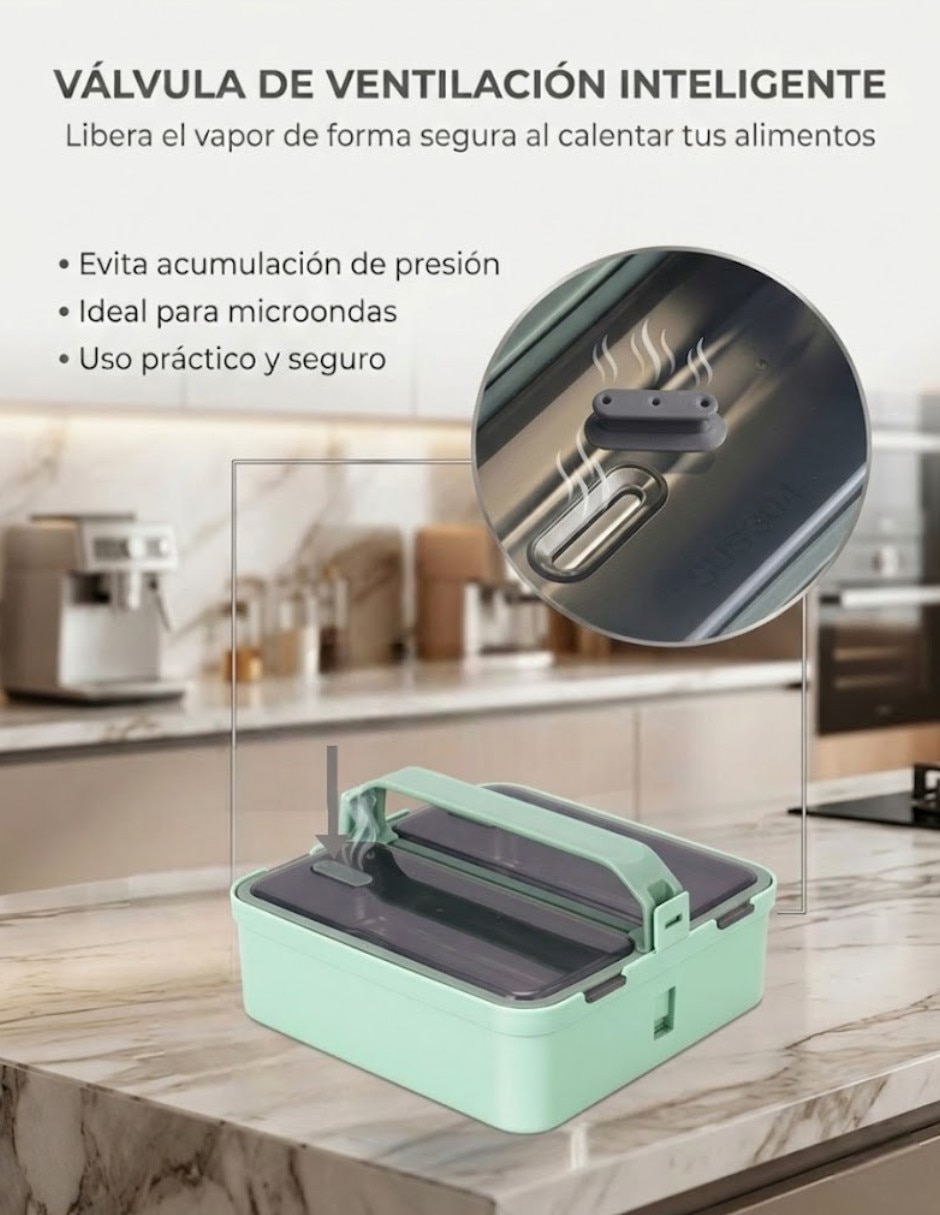 Tupper Cm-Top de acero inoxidable