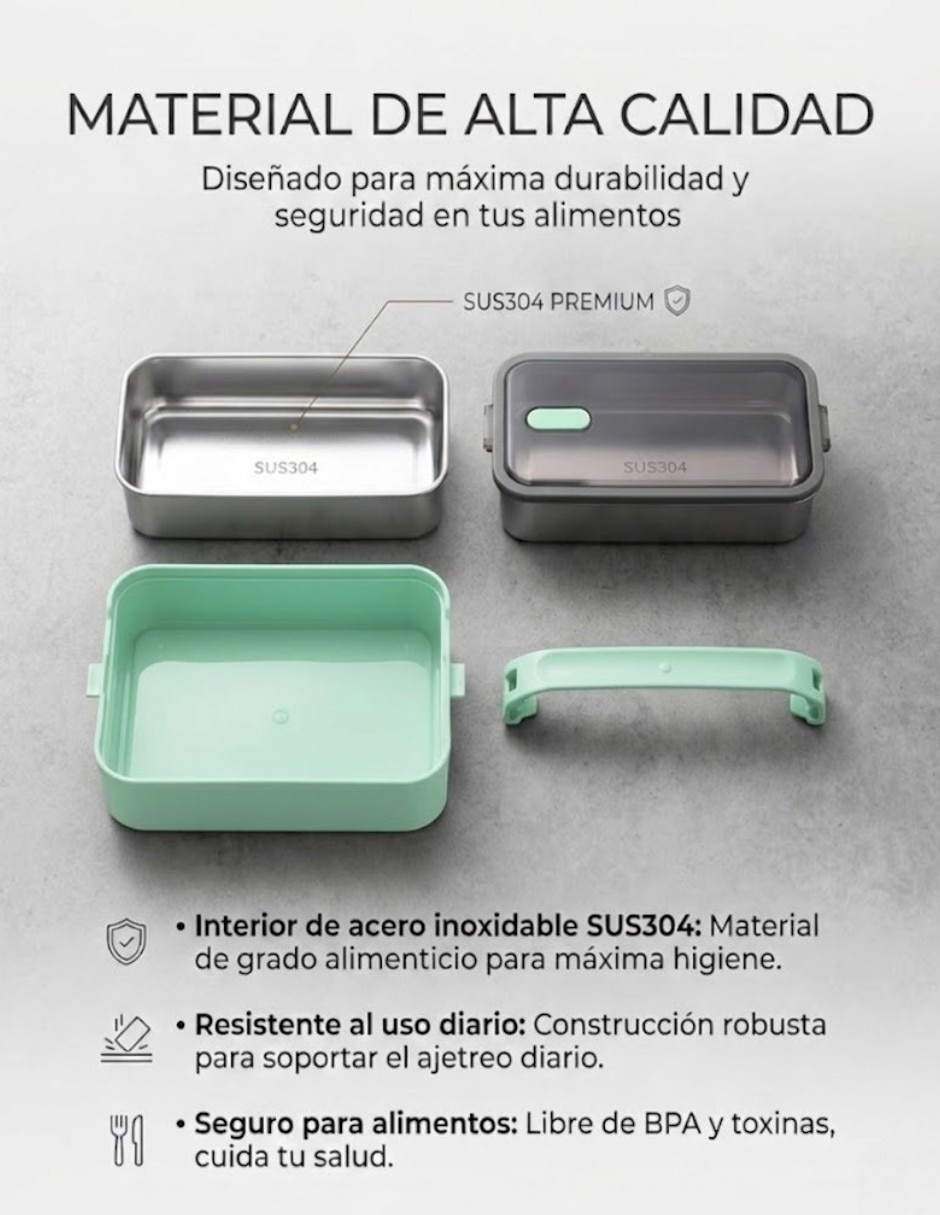 Tupper Cm-Top de acero inoxidable