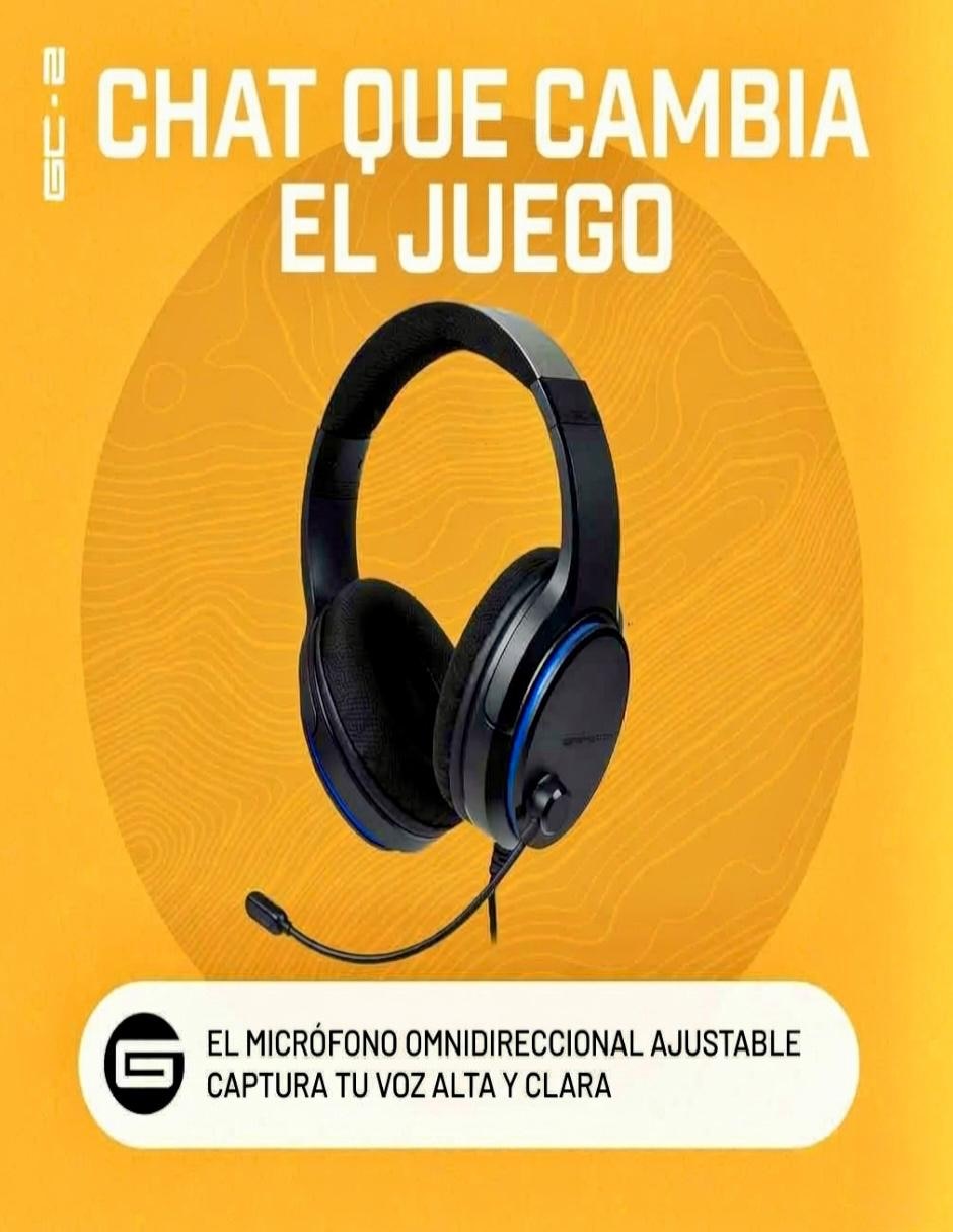 Audífonos de diadema Plantronics Gamecom GC-2 RGB. alámbricos