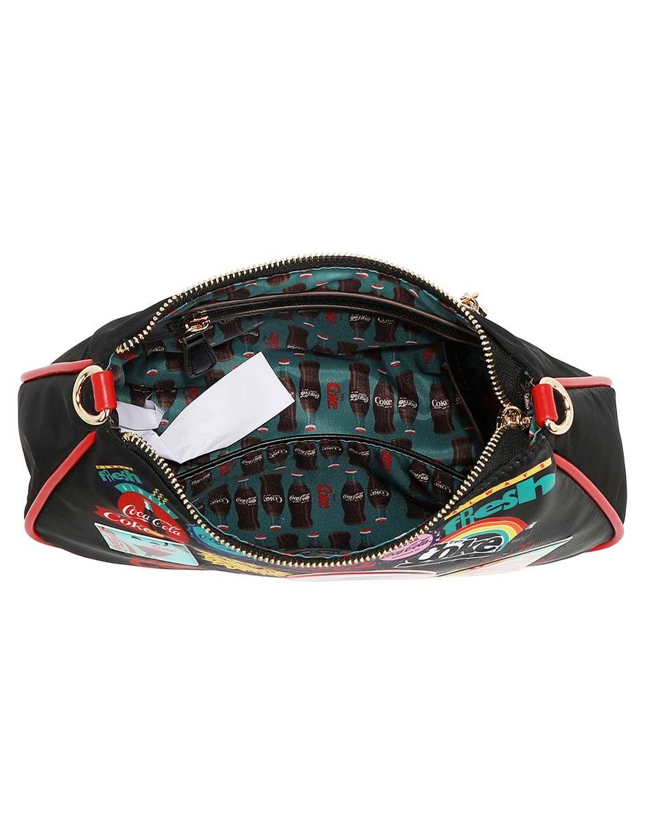 Bolsa crossbody Cap Collage Coca-Cola para mujer 6