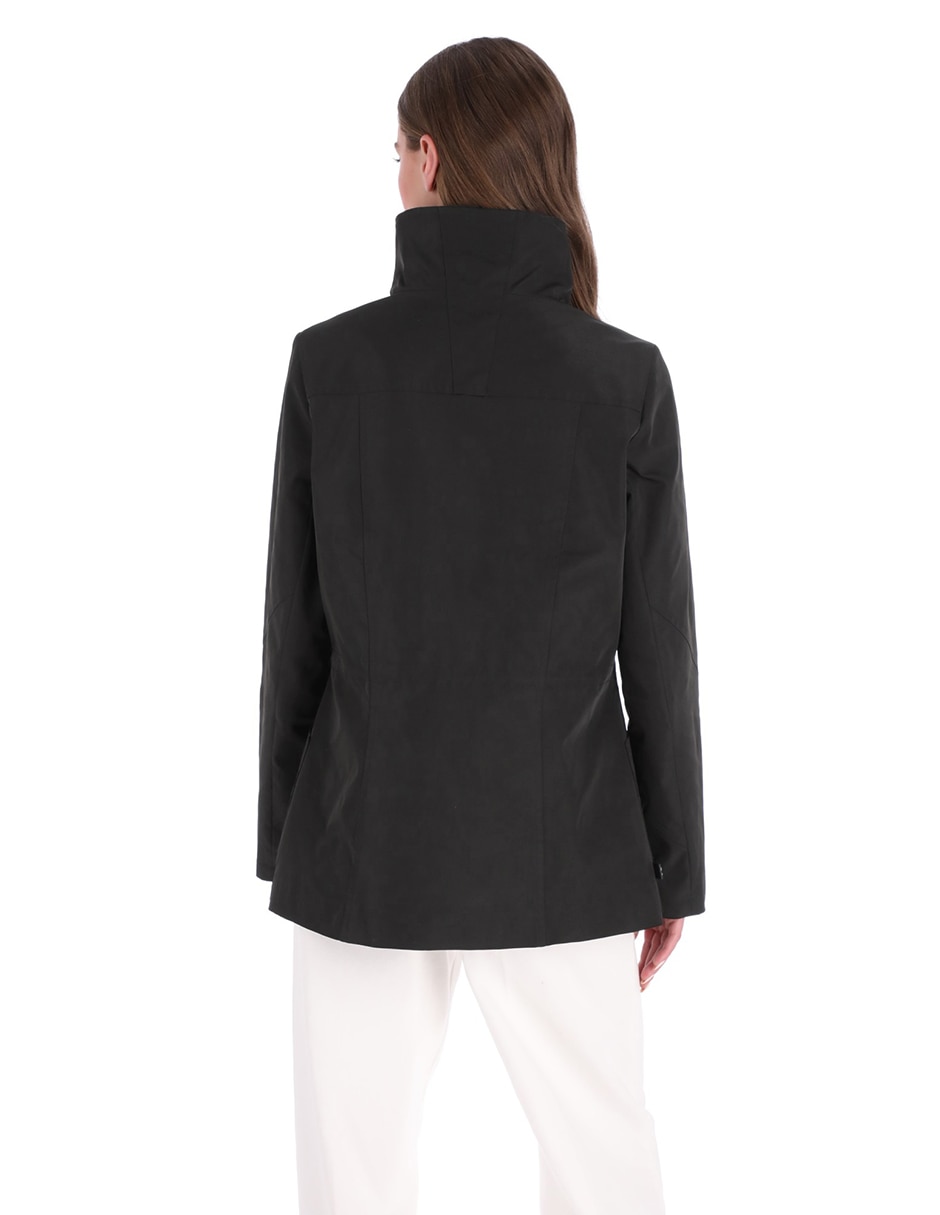 Gabardina impermeable con bolsillos Shyla para mujer