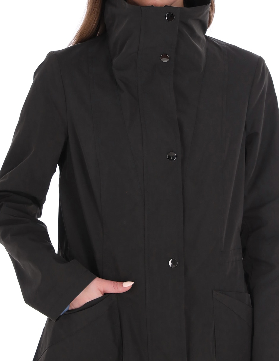 Gabardina impermeable con bolsillos Shyla para mujer