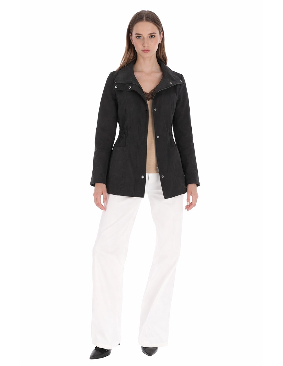 Gabardina impermeable con bolsillos para mujer Gabardina impermeable con bolsillos para mujer