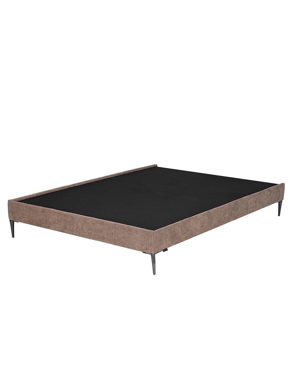 Base para cama armable Box Slim Dicasa de madera de pino