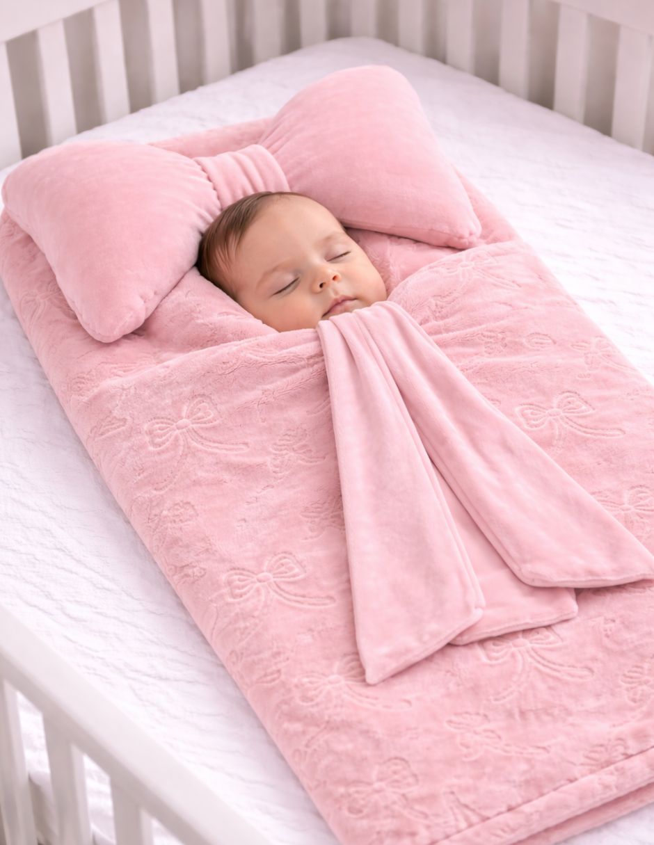 Cobija térmica de tejido suave para bebé unisex 3