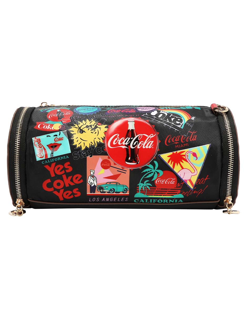 Bolsa crossbody Cap Collage Coca-Cola para mujer Bolsa crossbody Cap Collage Coca-Cola para mujer