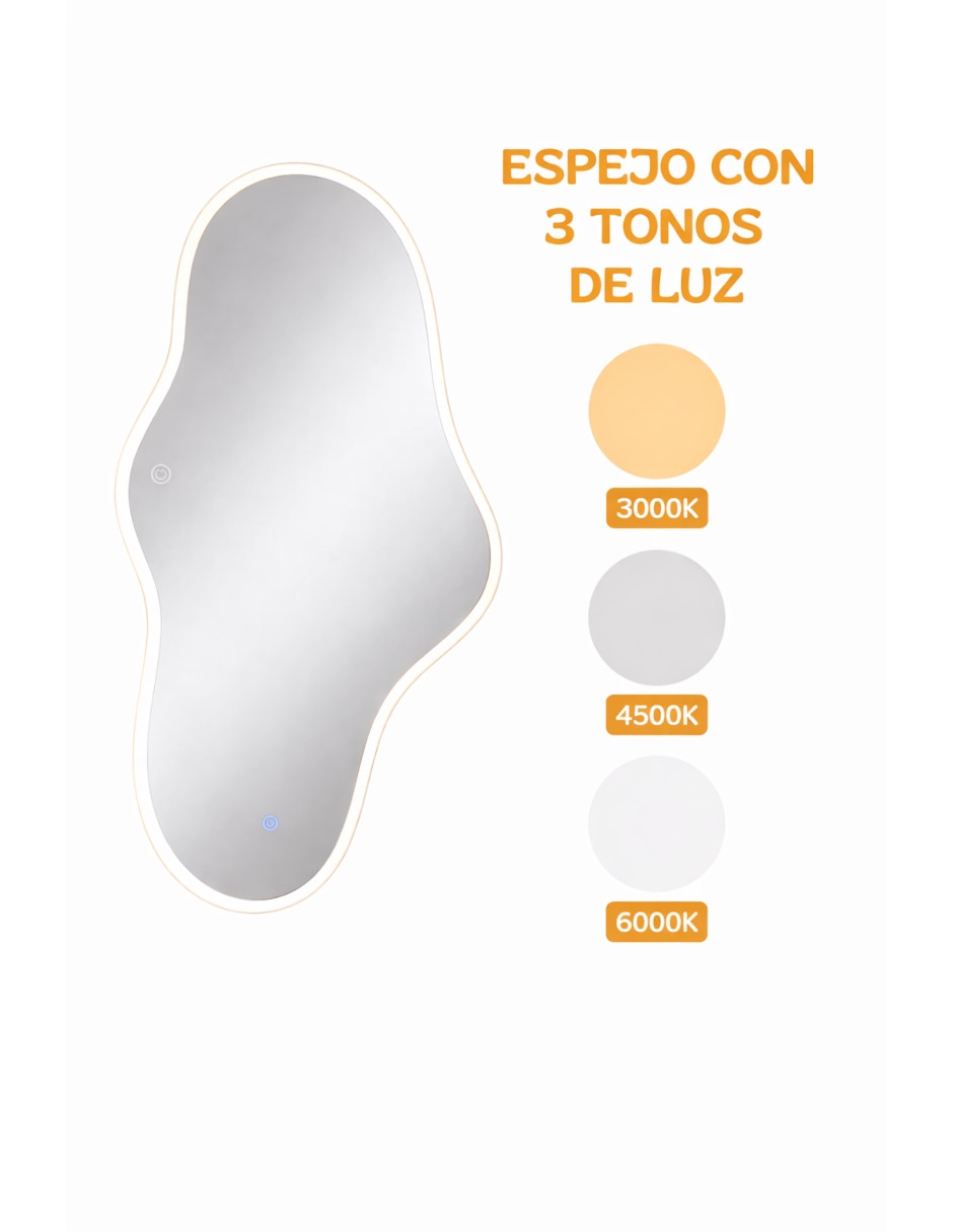 Espejo con luz Rivalink