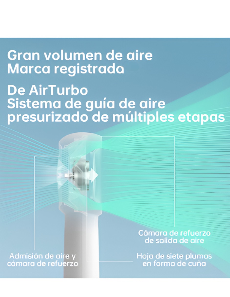 Mini ventilador Xtellar 5 velocidades