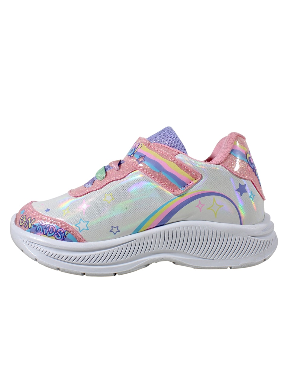 Tenis con luz LED para niña Unicornio Tenis con luz LED para niña Unicornio