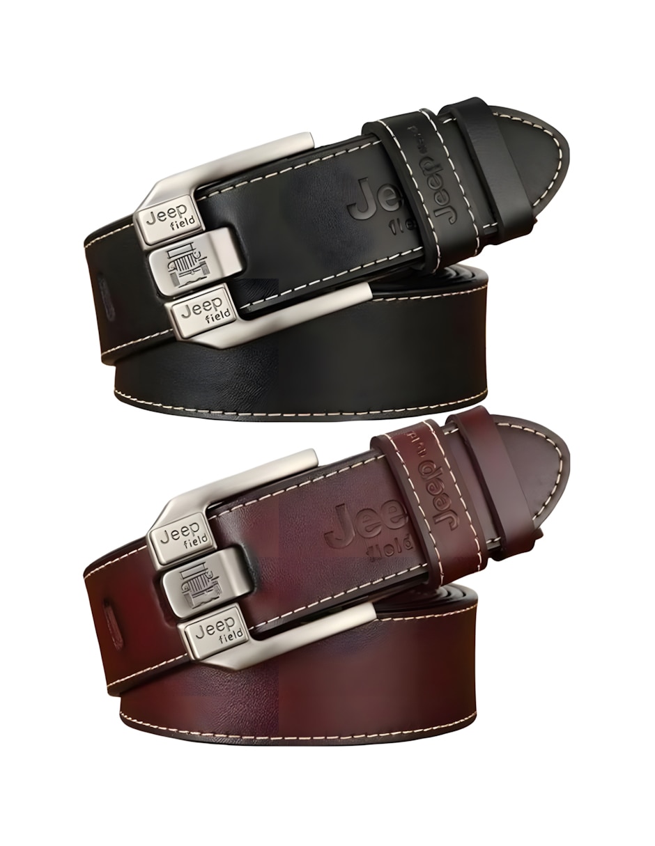 Cinturón de cuero para hombre
