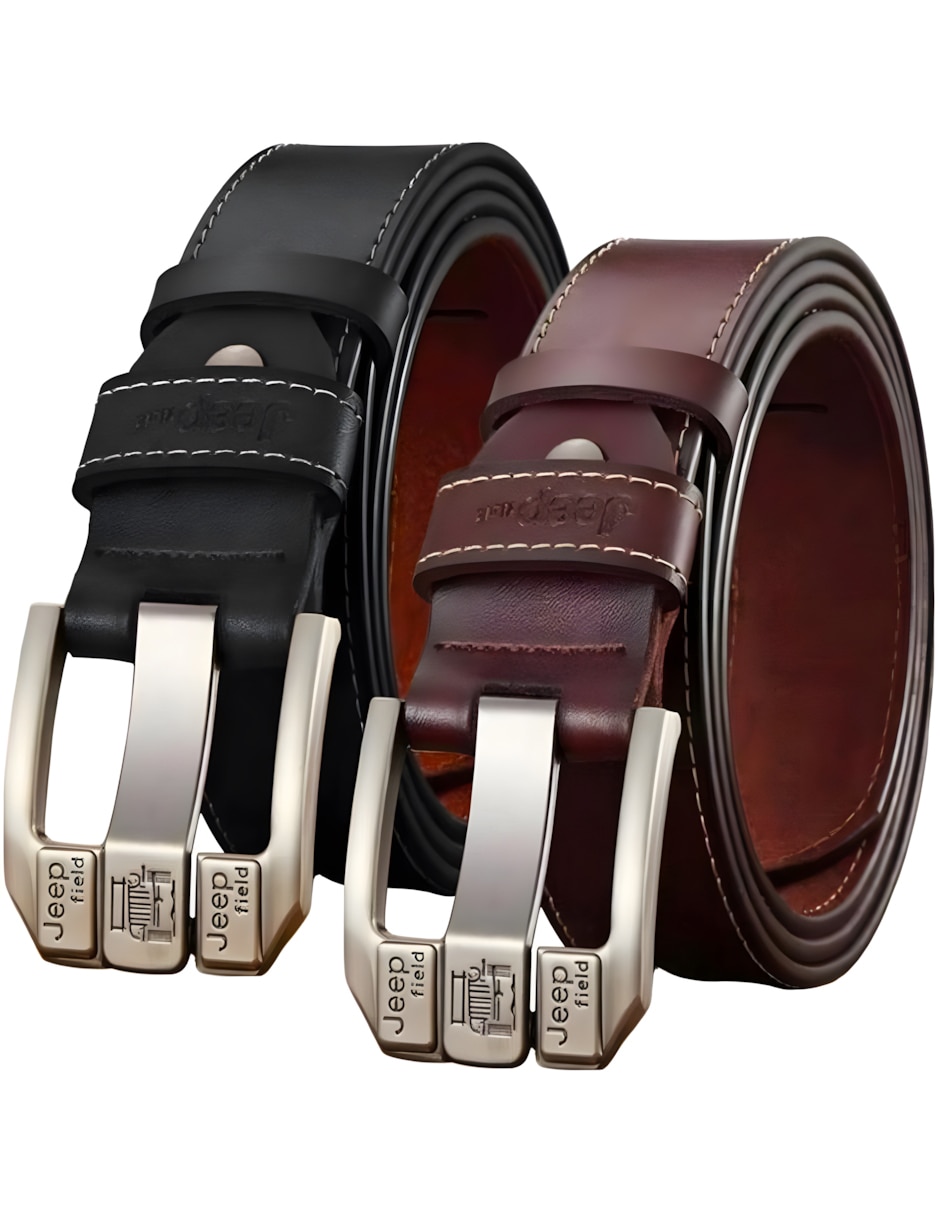 Cinturón de cuero para hombre