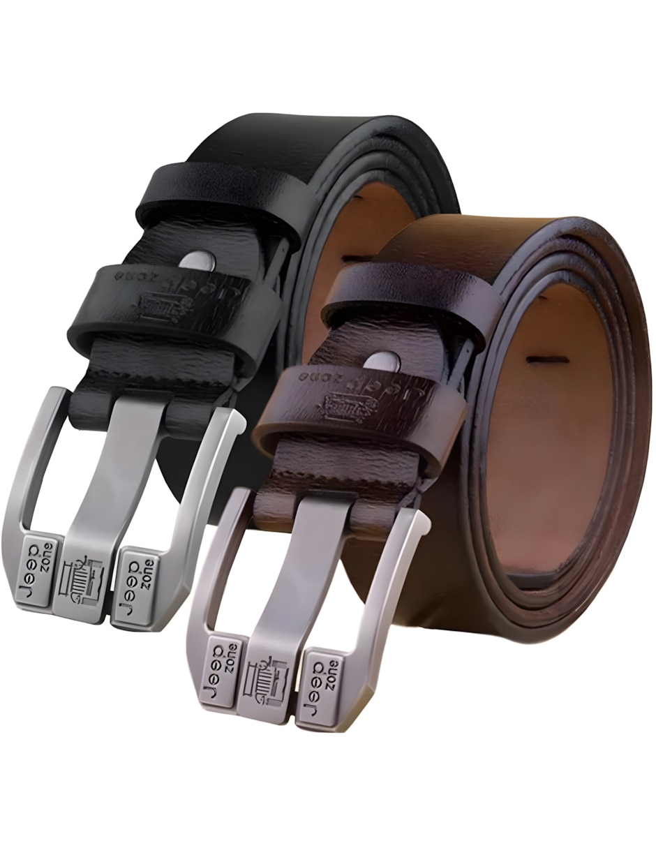 Cinturón de cuero para hombre