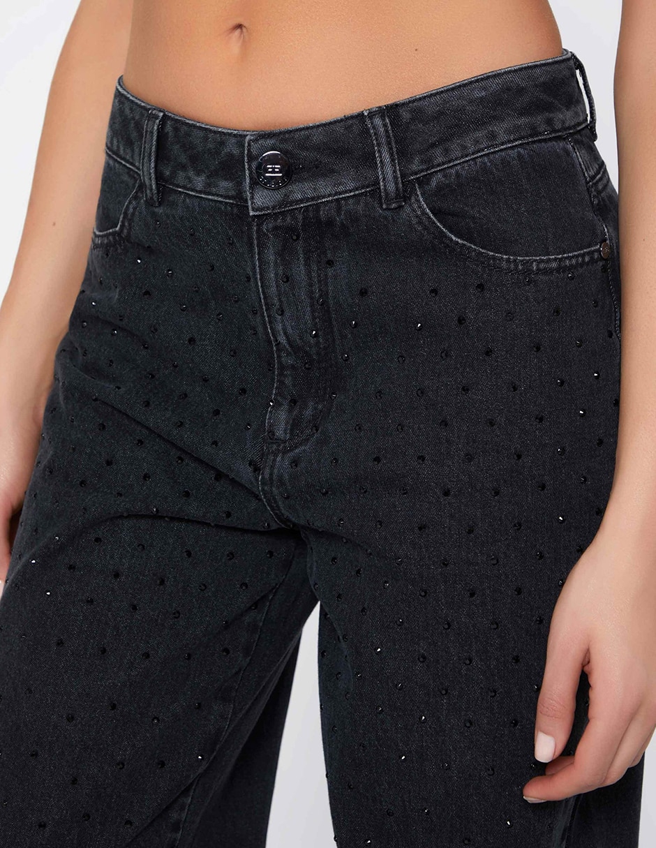 Jeans Bota Studio F corte cintura para mujer