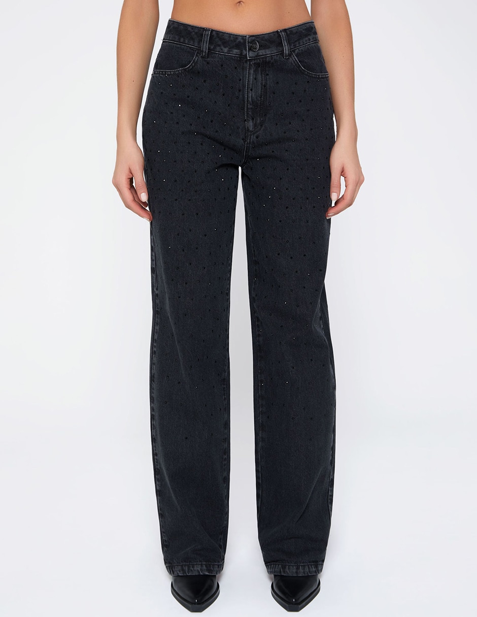 Jeans Bota corte cintura para mujer