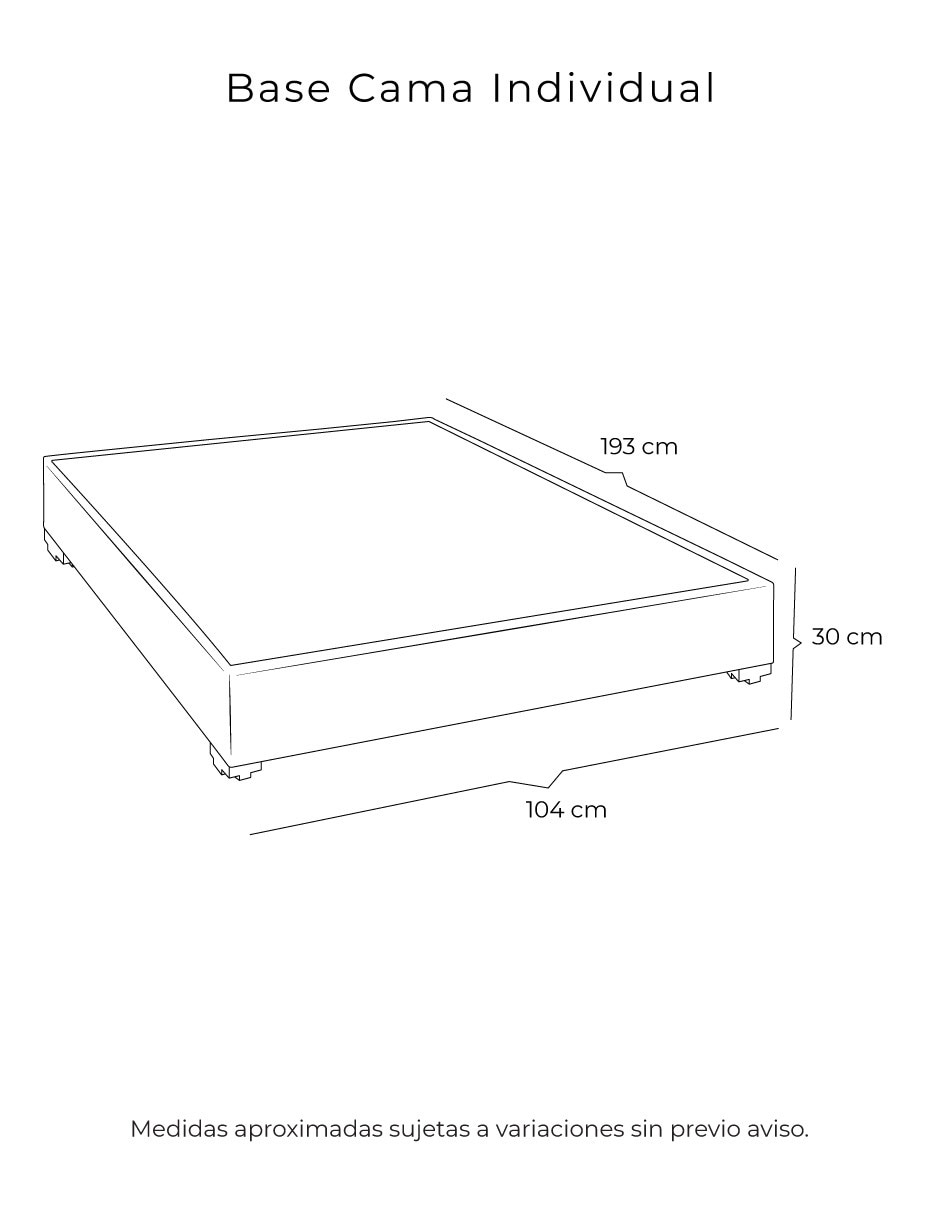 Base para cama No Base Cama Dicasa DICASA de Madera pino