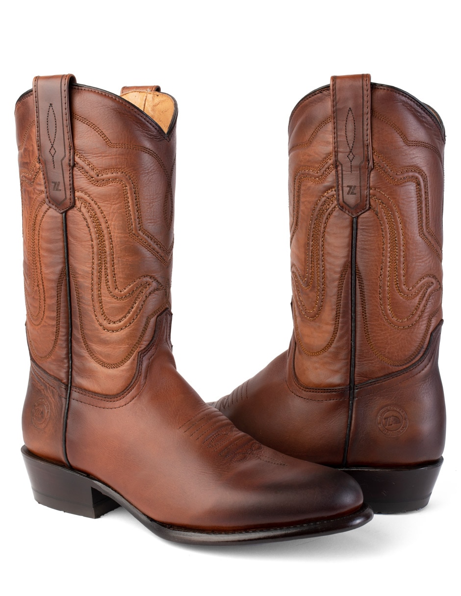 Bota Vaquera 1055 de piel para hombre 3
