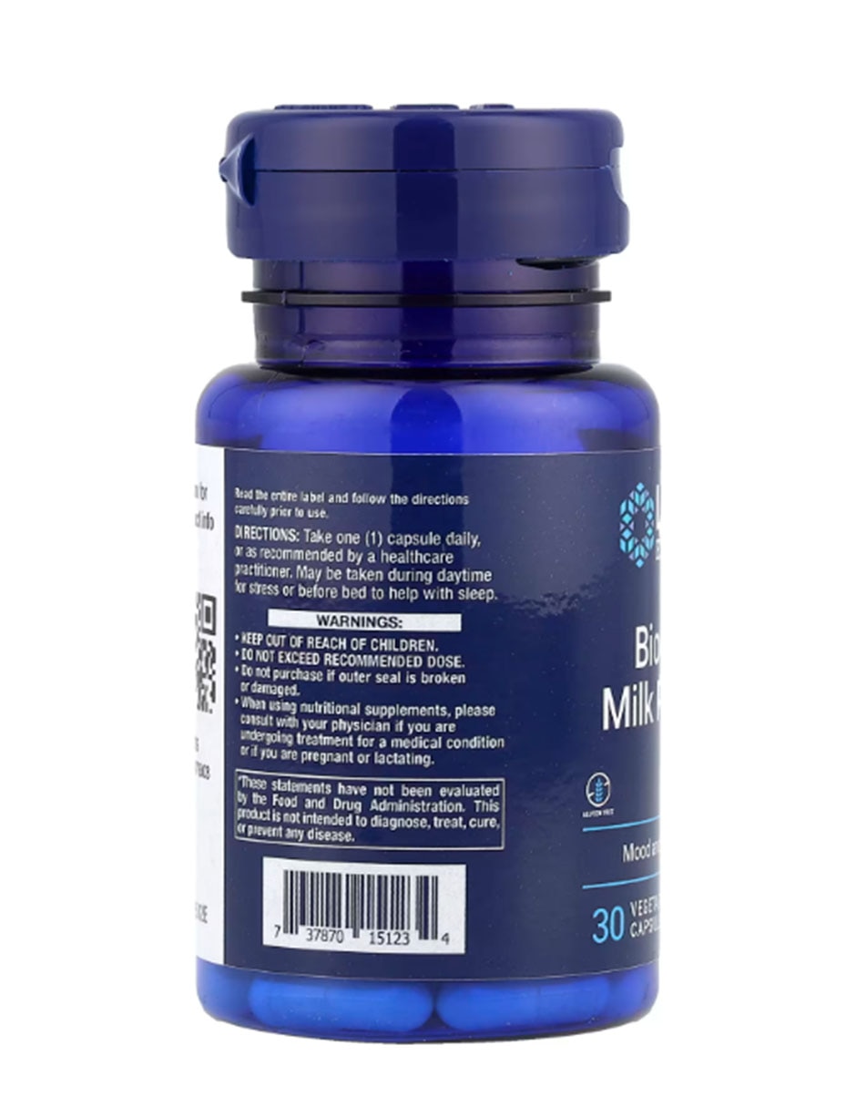 Péptidos bioactivos de la leche Life Extension con Péptidos de Colágeno de 30 cápsulas