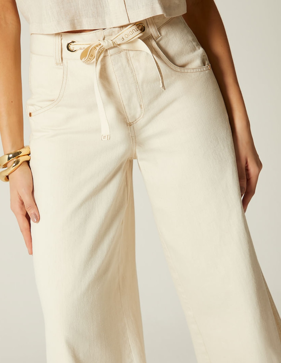 Jeans palazzo Studio F Utopía para mujer