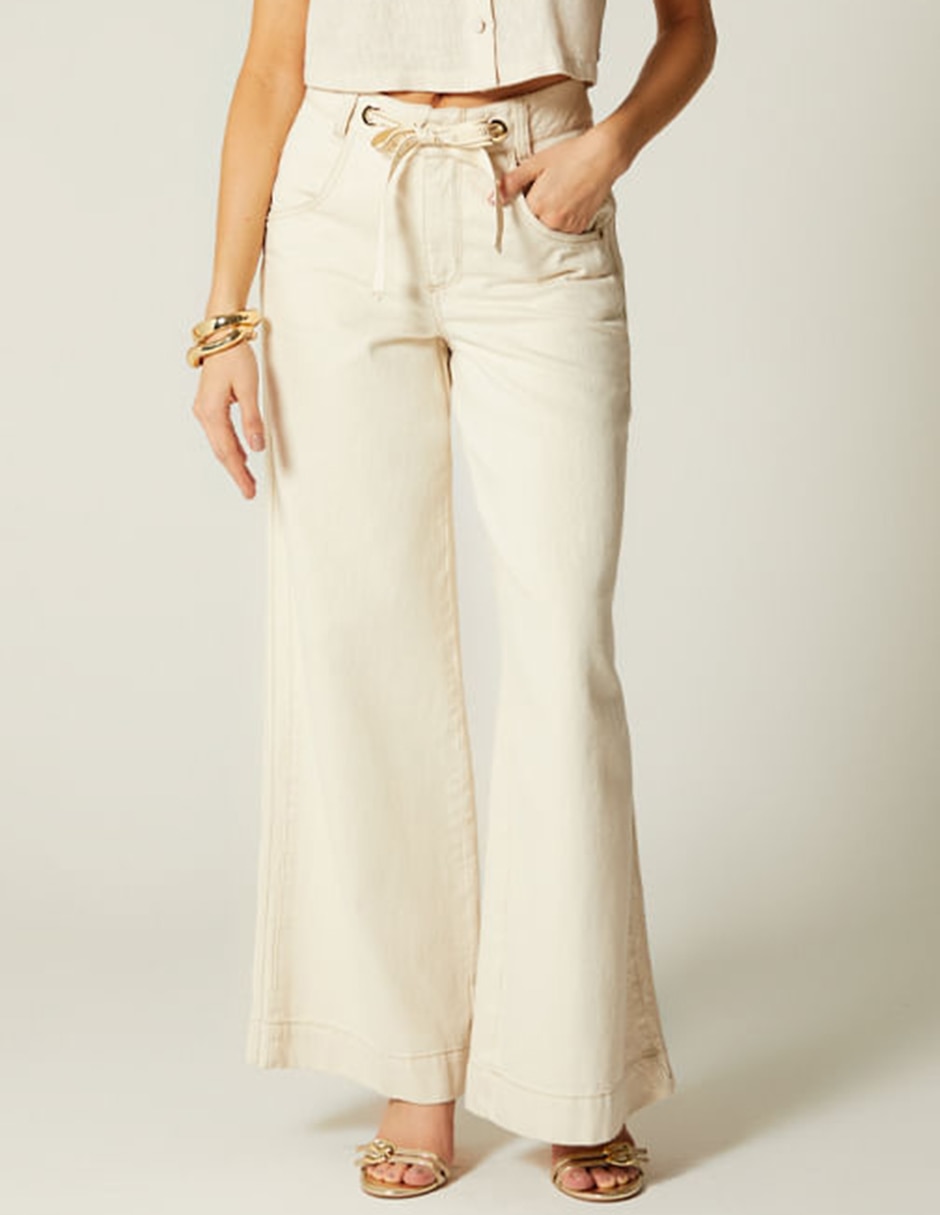 Jeans palazzo Studio F Utopía para mujer