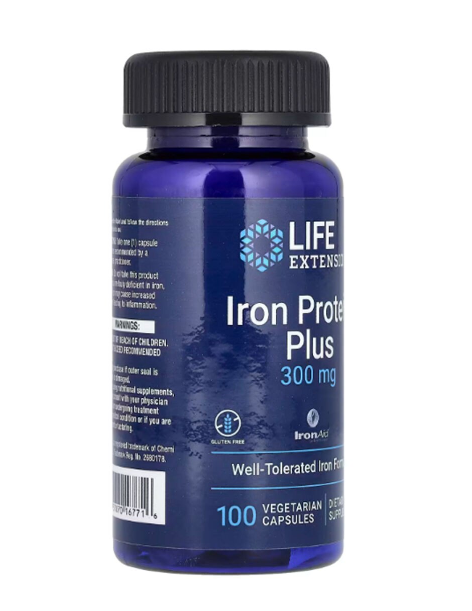 Proteína de Hierro Plus con hierro de 100 cápsulas 2