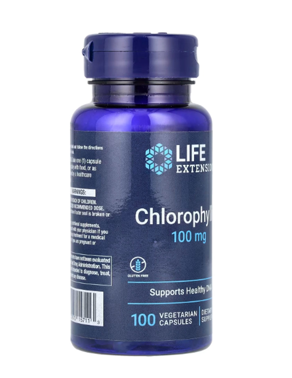 Clorofilina Life Extension con Vitaminas y minerales de 100 cápsulas