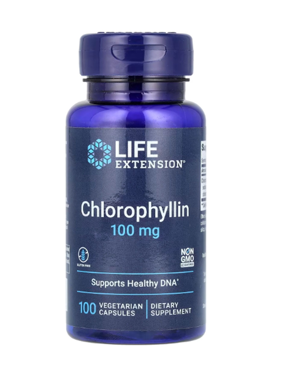 Clorofilina Life Extension con Vitaminas y minerales de 100 cápsulas