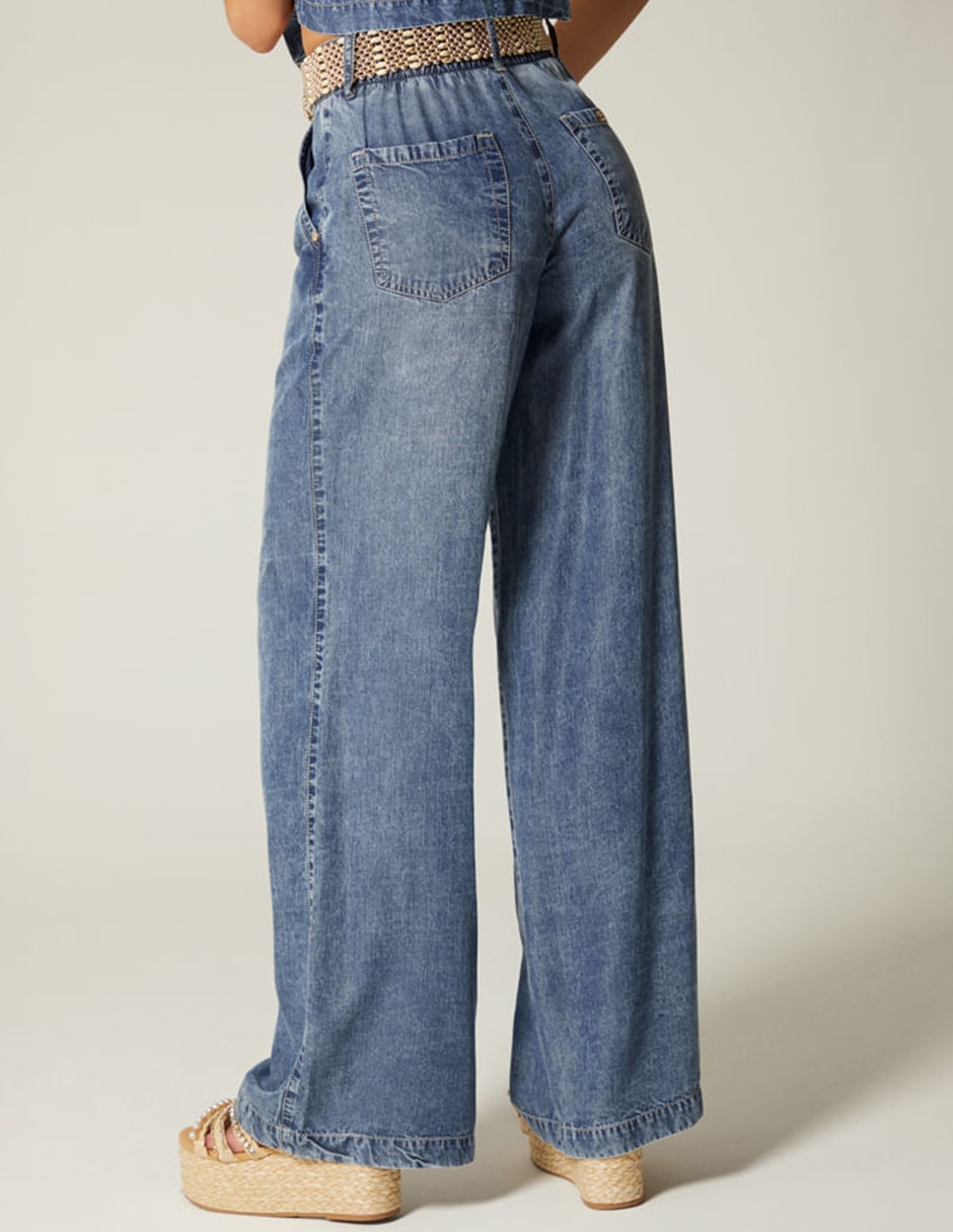 Jeans palazzo Studio F bulma para mujer