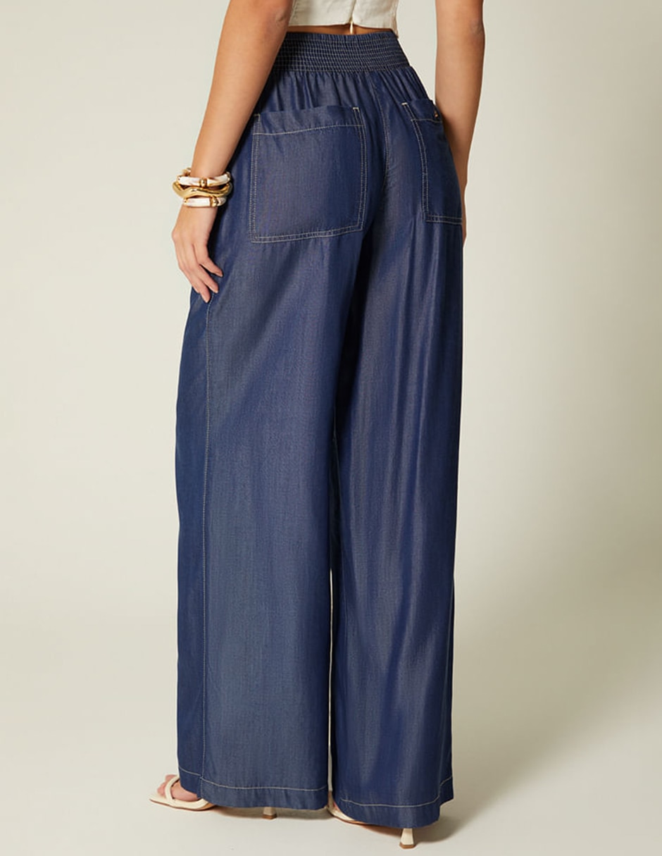 Jeans palazzo Studio F para mujer