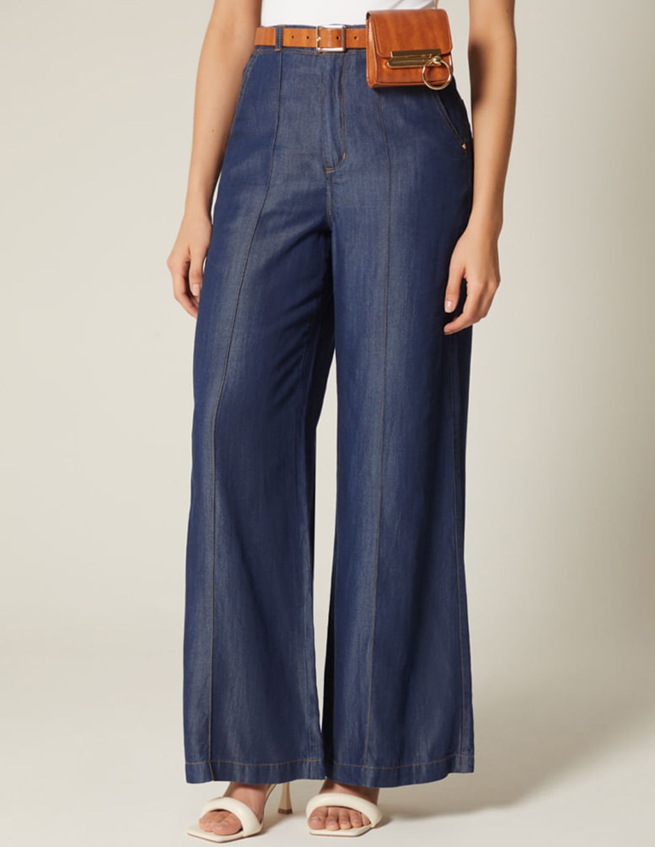 Jeans palazzo Studio F para mujer