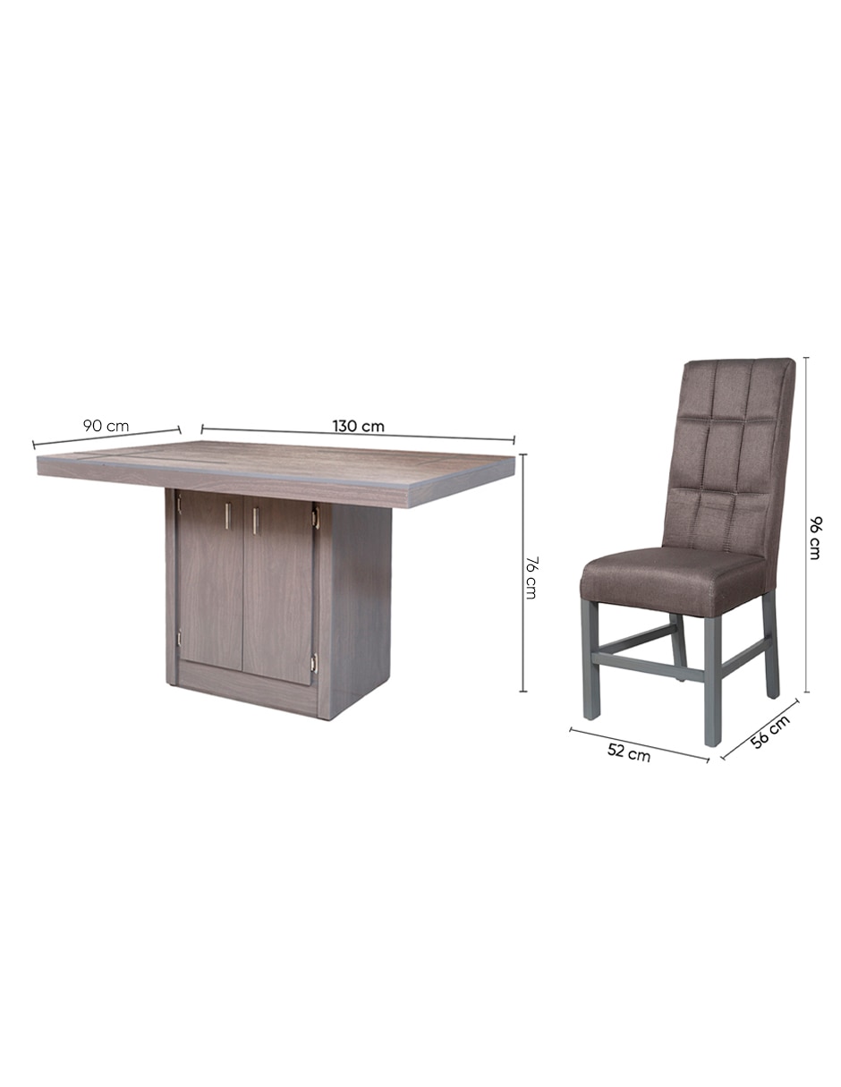 Comedor Sacramento Kessa para 4 personas
