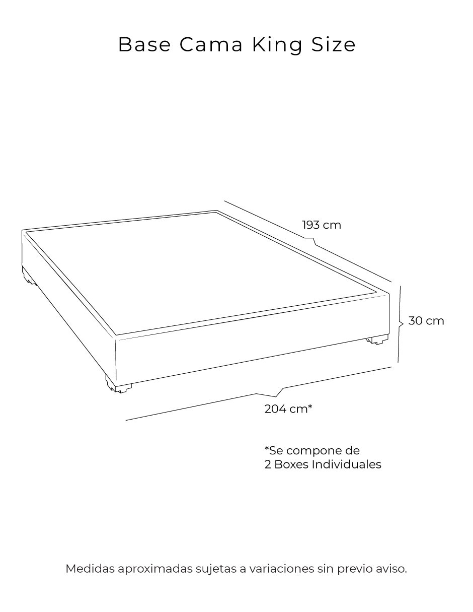 Base para cama No Base Cama Dicasa DICASA de Madera pino