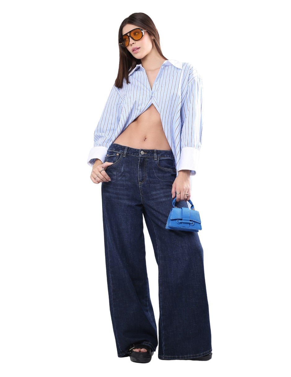 Jeans wide leg Savi Jeans para mujer