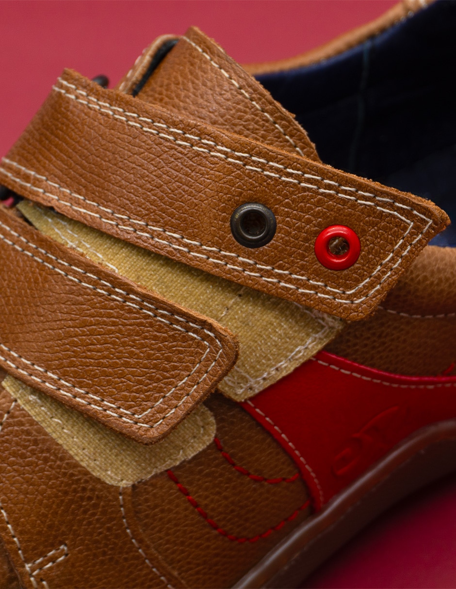 Zapato Dogi Soft Step de piel para niño