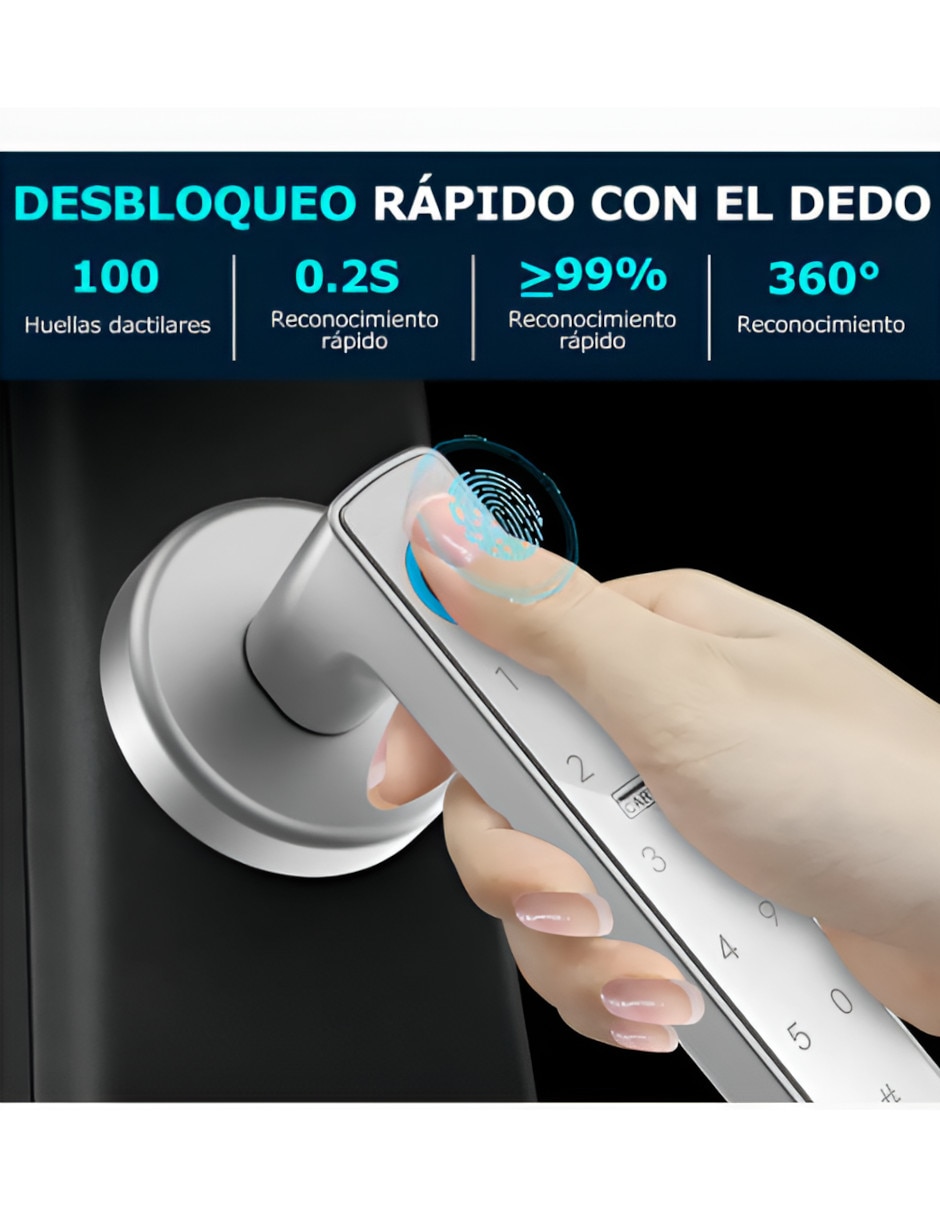 Cerradura digital Xtellar 14005 biométrica