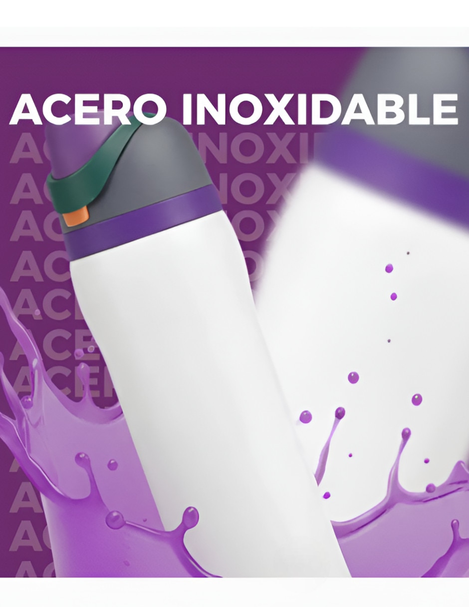Termo Xtellar de acero inoxidable con tapa rosca