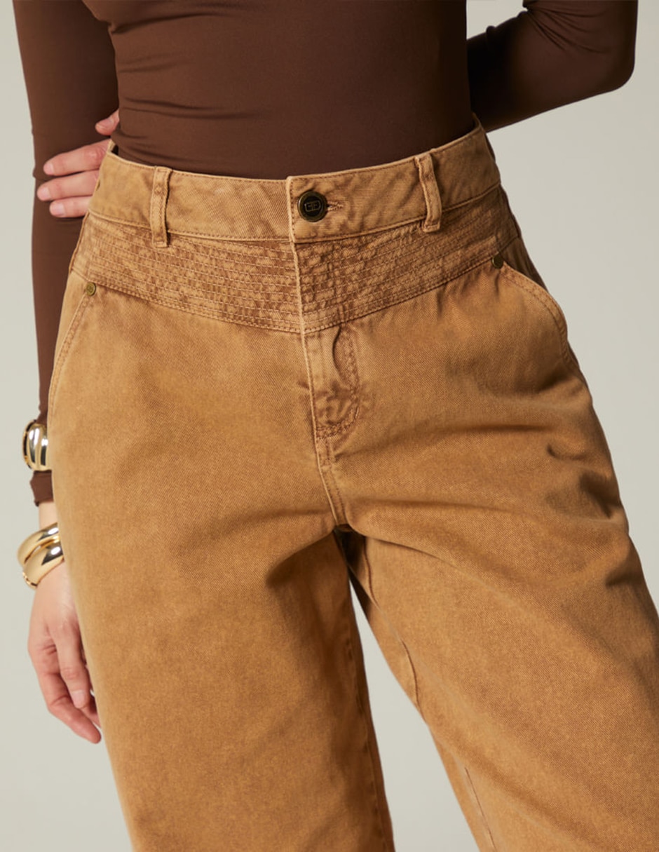 Jeans coulotte palazzo Studio F para mujer