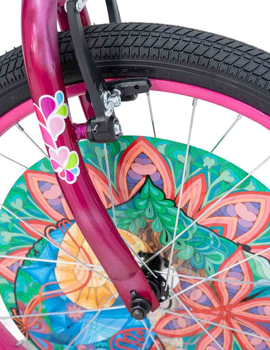 Bicicleta infantil Veloci rodada 20 para niña