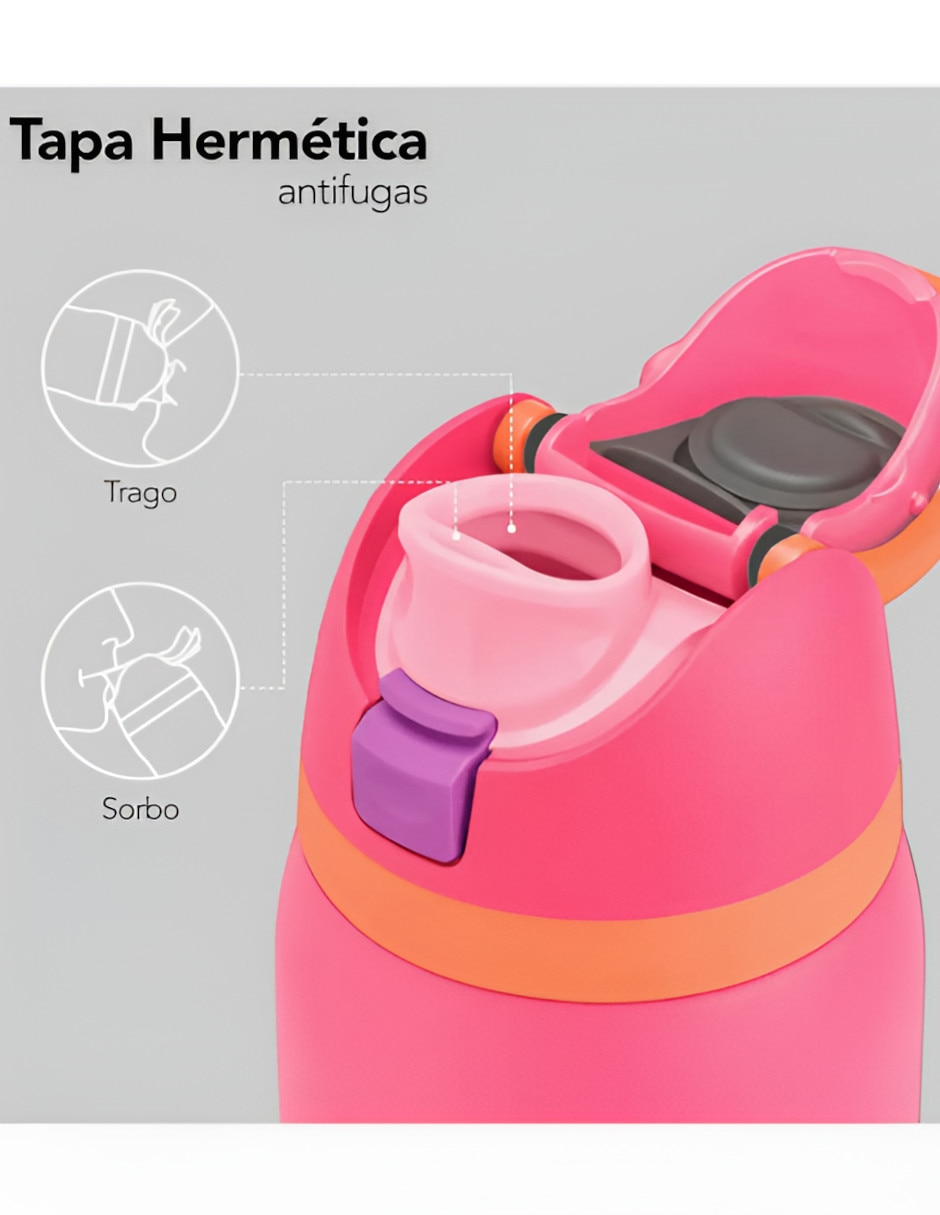 Xtellar de acero inoxidable con tapa rosca