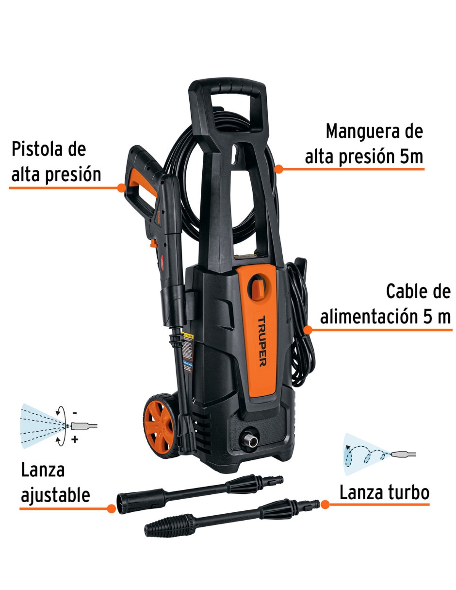 Hidrolavadora Truper Hila 1800 psi