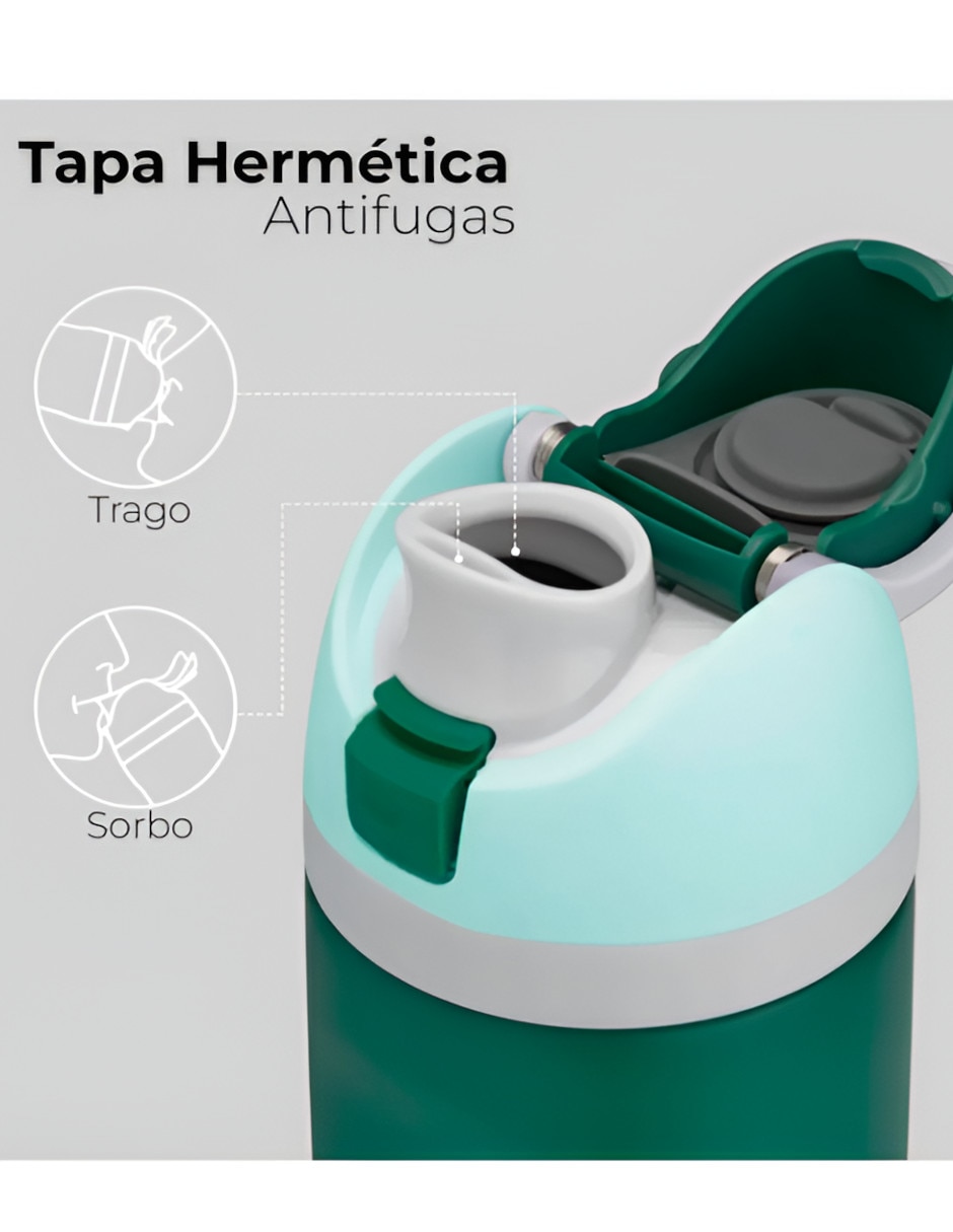 Xtellar de acero inoxidable con tapa rosca
