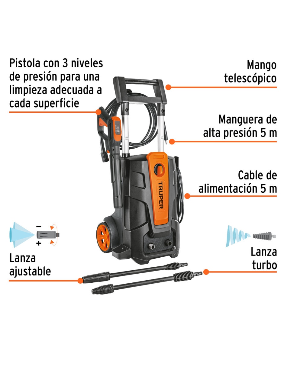 Hidrolavadora Truper Hila 2000 psi