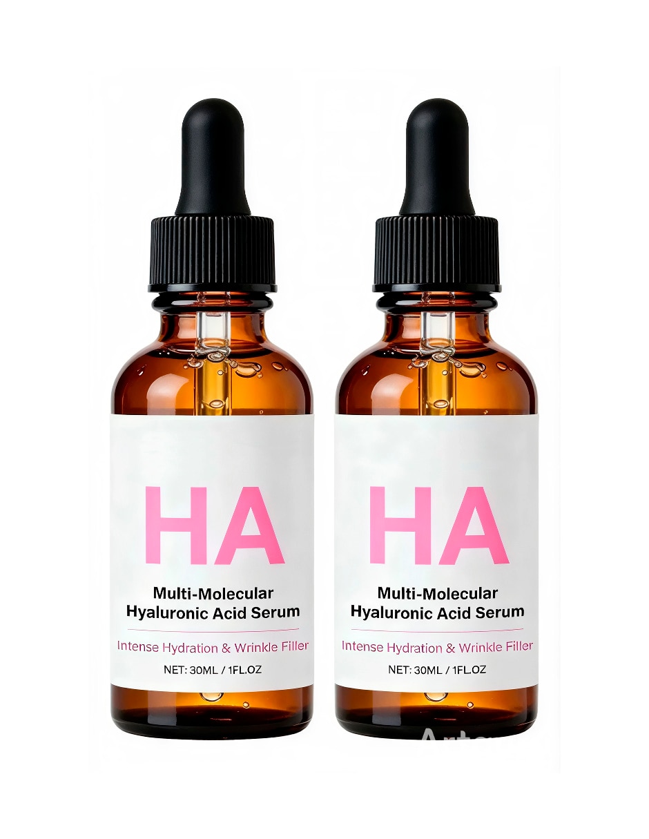 Set de sérum facial Sérum Ácido Hialurónico Multimolecular GENÉRICA para todo tipo piel